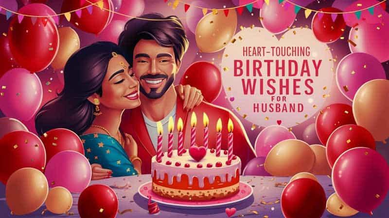 Heart-touching Happy Birthday Wishes for Husband