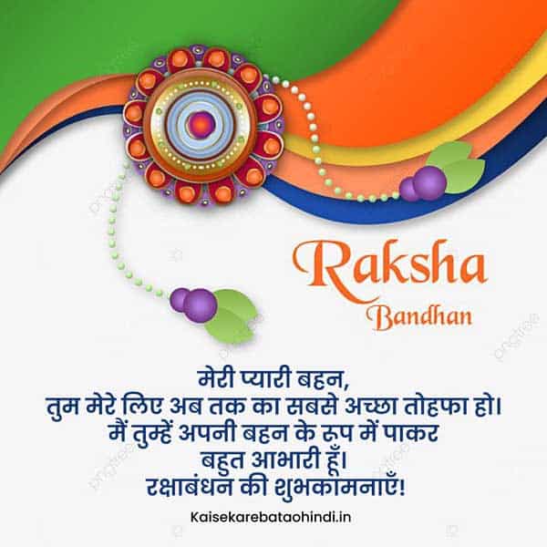 Heart-touching Raksha Bandhan Quotes for Sister in Hindi