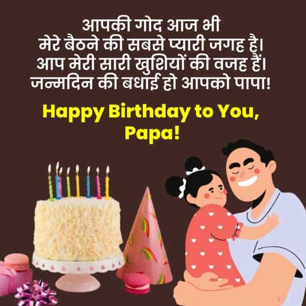 Happy Birthday Papa Wishes in Hindi and English